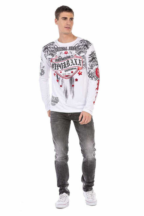 CL450 Bright Printed Thin Sweatshirt