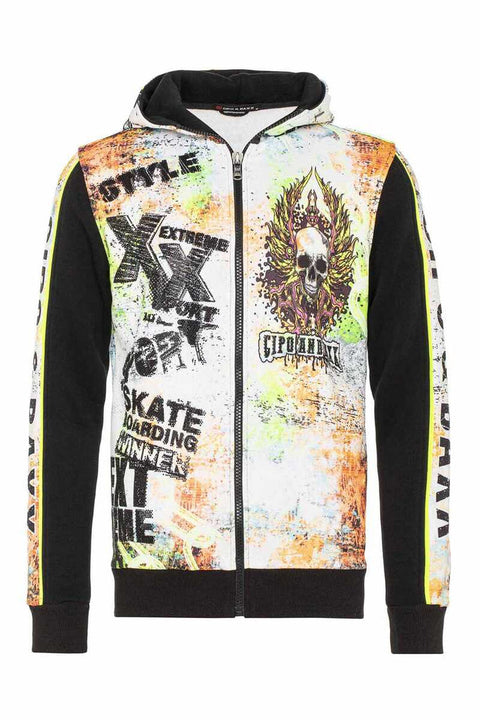 CL457 Neon Patterned Sweatshirt