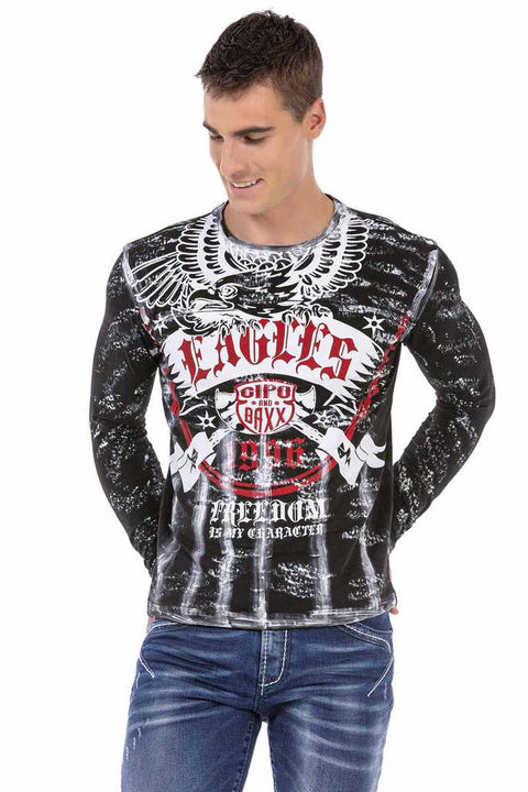 CL493 Eagles Printed Men's Sweatshirt