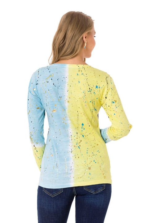 WL335 Patterned Slim Thin Sweatshirt