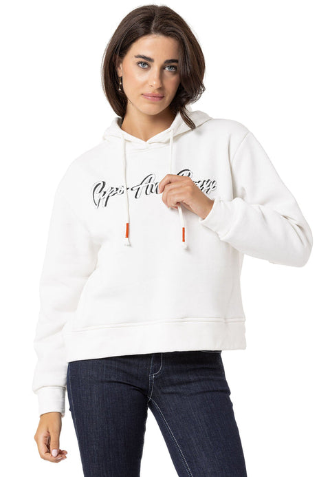 WL351 Basic Front Printed Sweatshirt