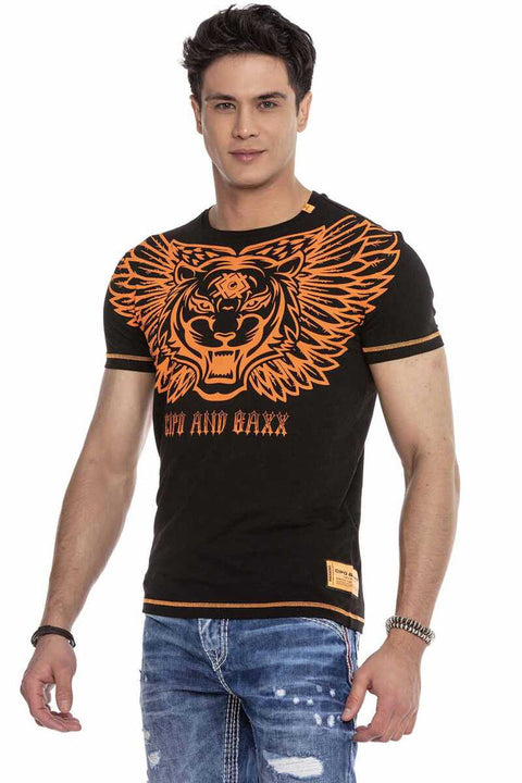 CT644 Neon Printed Men's T-Shirt
