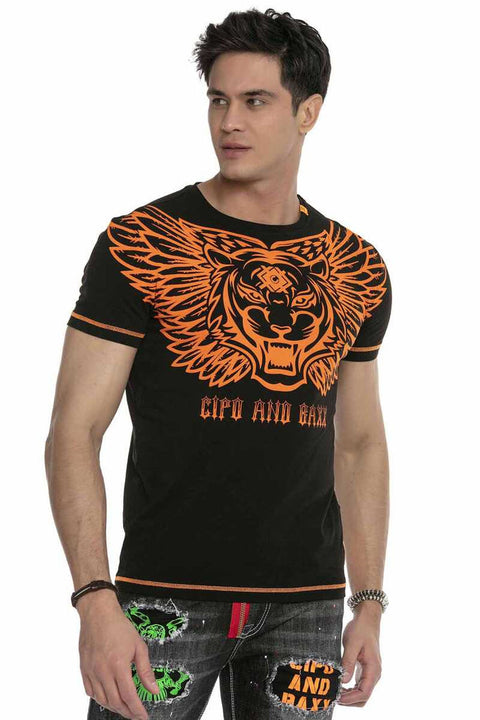 CT644 Neon Printed Men's T-Shirt