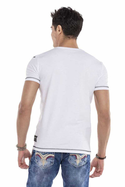 CT644 Neon Printed Men's T-Shirt