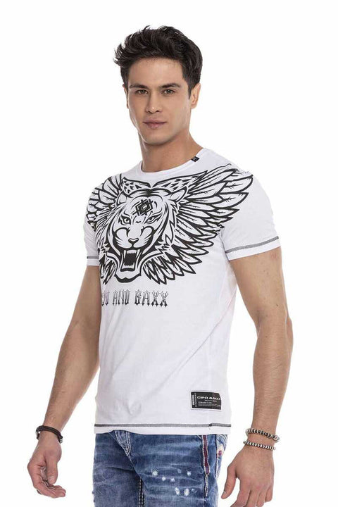 CT644 Neon Printed Men's T-Shirt