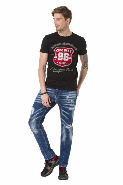 CT670 Stone Badge Logo Men's T-Shirt