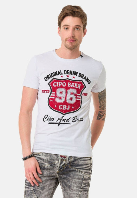 CT670 Stone Badge Logo Men's T-Shirt