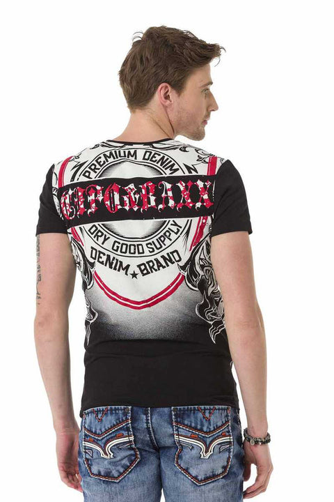 CT690 Patterned O Neck Men's T-Shirt