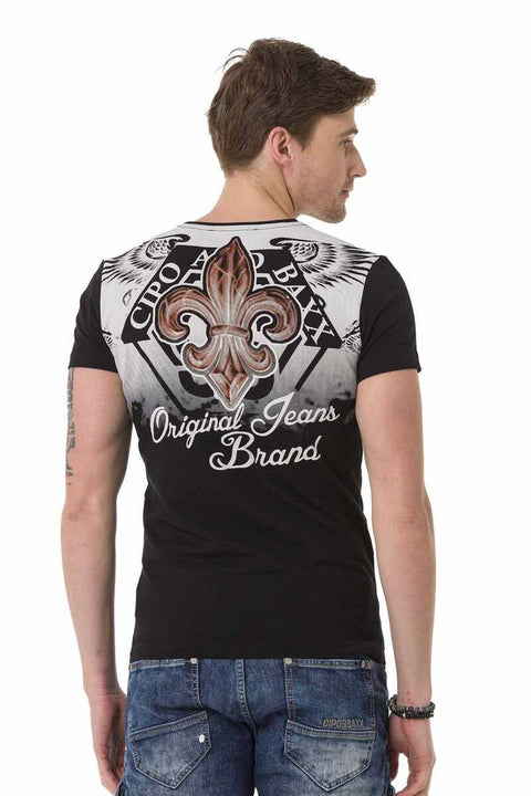 CT691 Lily Printed Men's T-Shirt