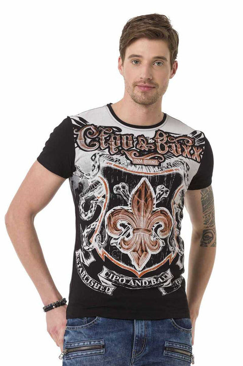 CT691 Lily Printed Men's T-Shirt