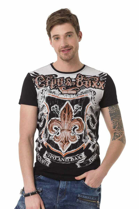 CT691 Lily Printed Men's T-Shirt