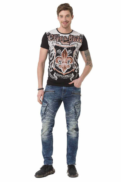 CT691 Lily Printed Men's T-Shirt