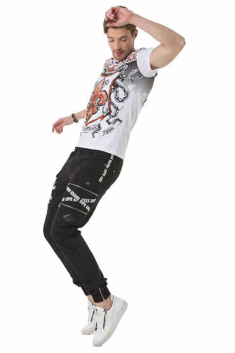 CT691 Lily Printed Men's T-Shirt