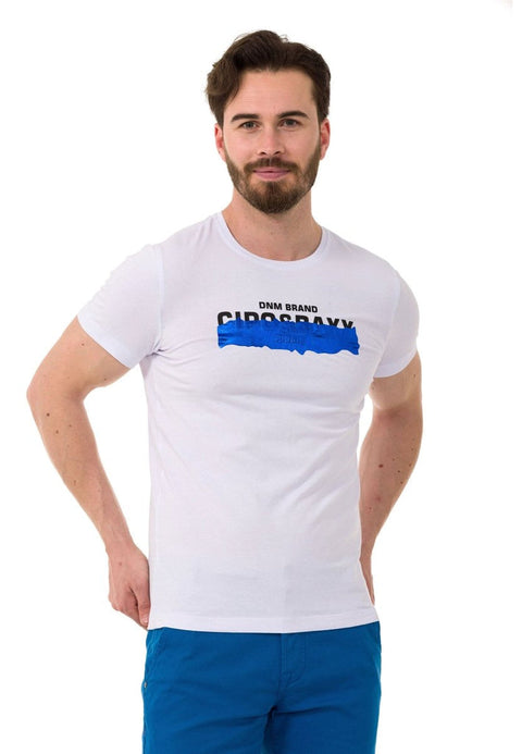 CT711 Embossed Foil Print T-Shirt