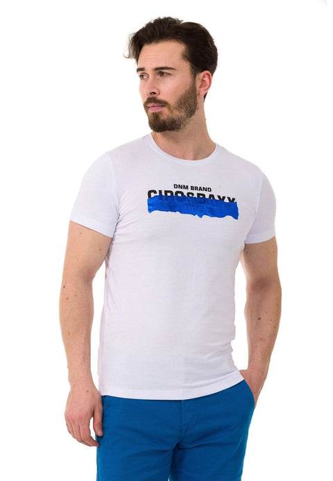CT711 Embossed Foil Print T-Shirt