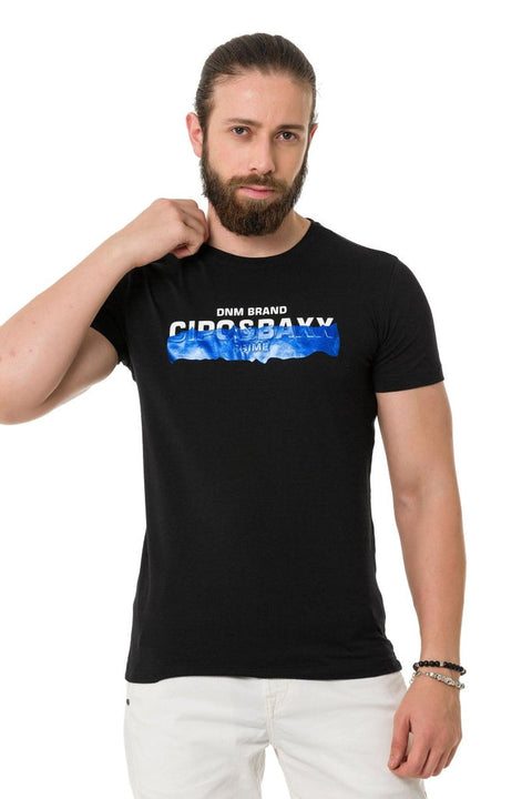 CT711 Embossed Foil Print T-Shirt