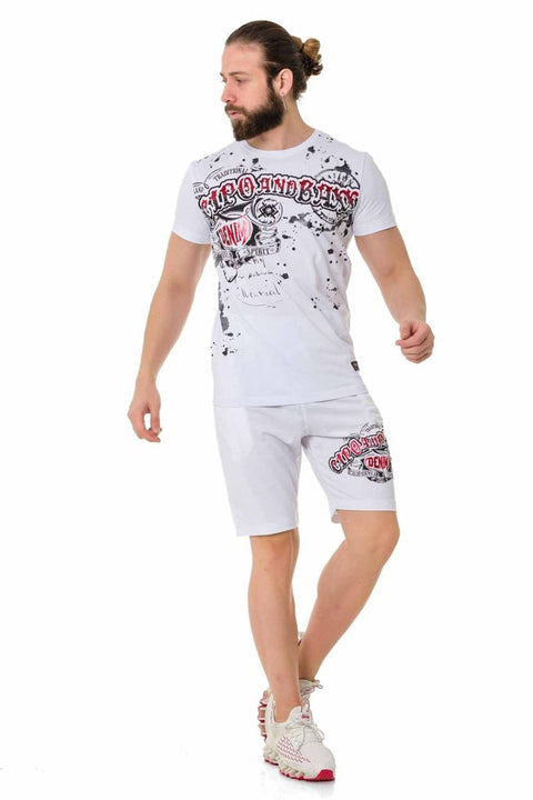 CT713 Bright Pattern Printed T-Shirt