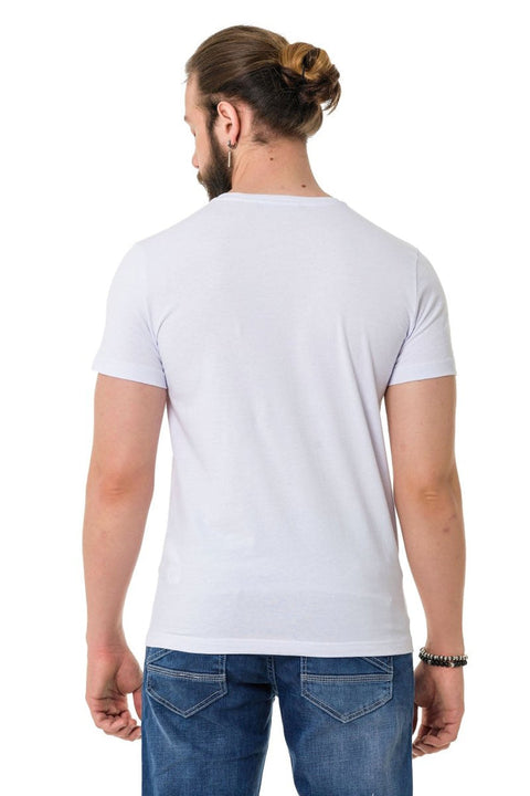 CT720 Stone Foil Printed T-Shirt