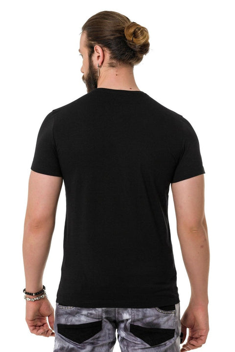 CT720 Stone Foil Printed T-Shirt