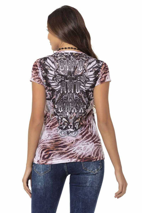 WT329 Stone Patterned Women's T-Shirt