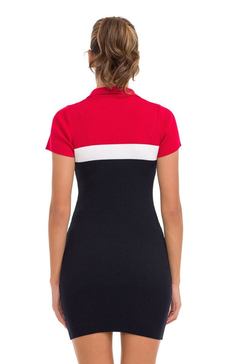 WP256 Women's Knitwear Mini Dress