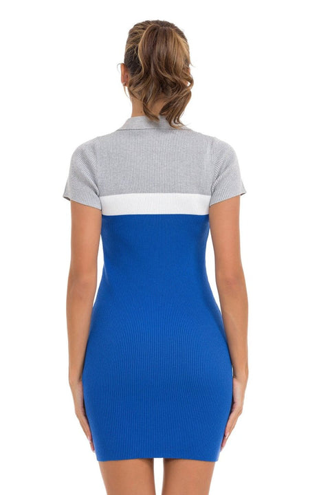 WP256 Women's Knitwear Mini Dress