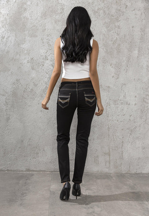 WD256 Women's Slim Fit Jean Trousers