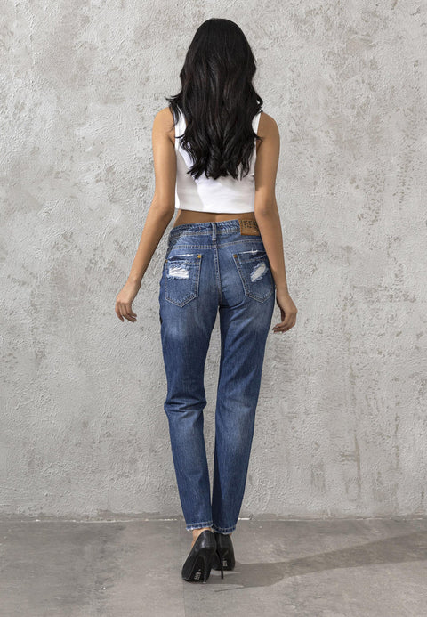 WD298 Women's Oversized Friend Jean Pants