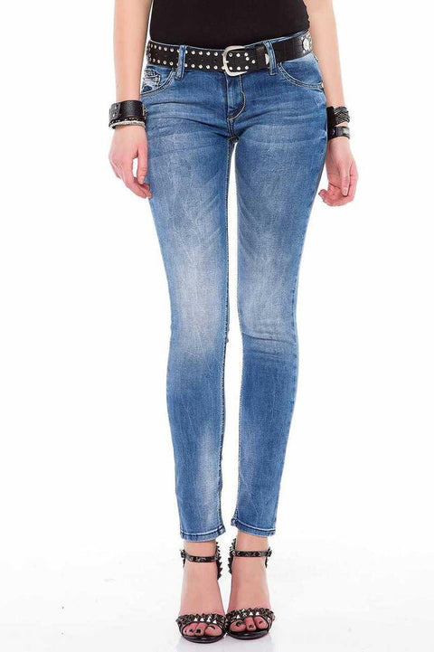 WD344 Women's Slim Fit Basic Jean