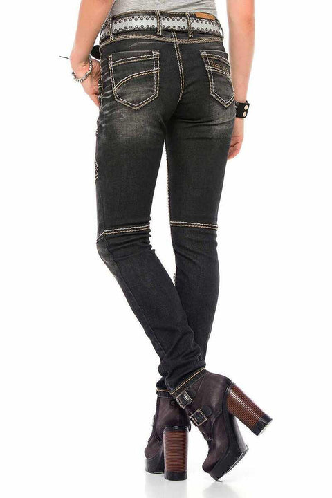 WD382 Slim Fit Women's Jean Trousers