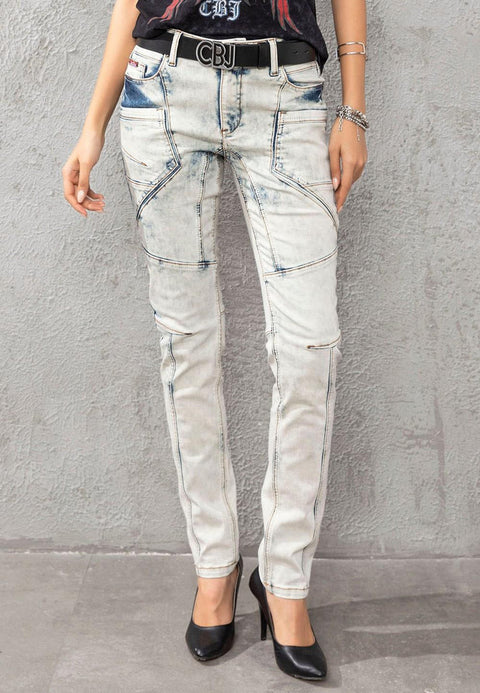 WD382 Slim Fit Women's Jean Trousers