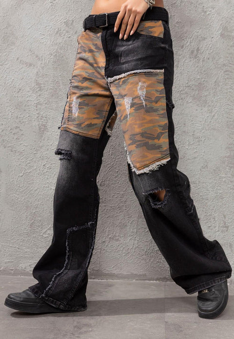 WD527 Camouflage Patterned Women's Trousers