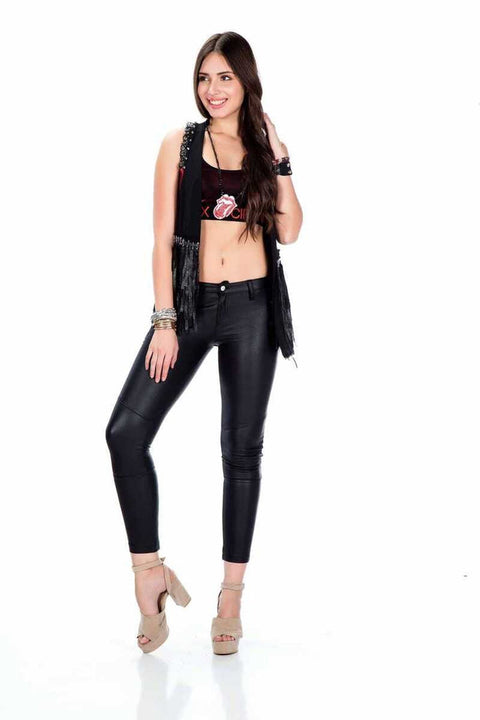 WW109 Tasseled Metal Embroidered Women's Vest
