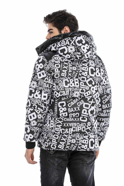CM193 CIPO & BAXX Printed Puffer Jacket