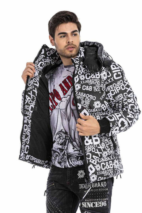 CM193 CIPO & BAXX Printed Puffer Jacket