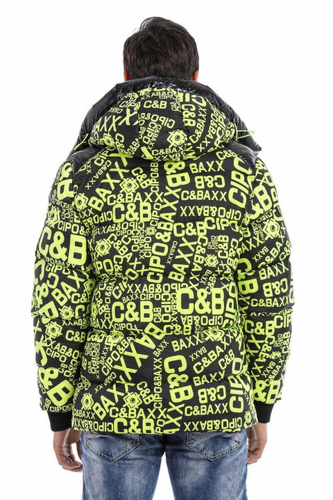 CM193 CIPO & BAXX Printed Puffer Jacket