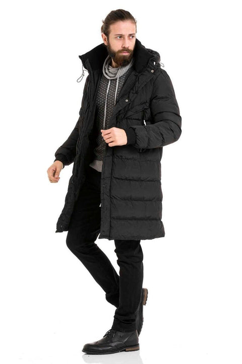 CM213 Knee Length Men's Puffer Coat