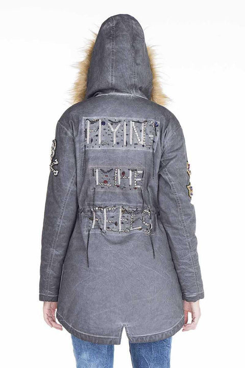 WJ144 Beaded Embroidered Women's Coat