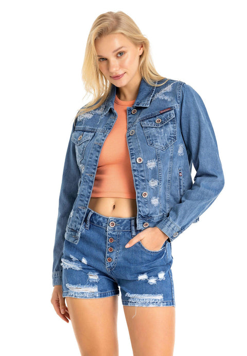 WJ212 Basic Short Women's Jeans Jacket