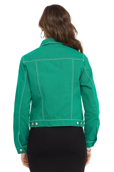 WJ212 Basic Short Women's Jeans Jacket
