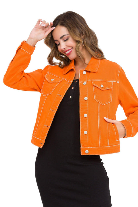 WJ212 Basic Short Women's Jeans Jacket