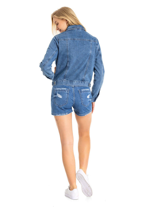 WJ212 Basic Short Women's Jeans Jacket