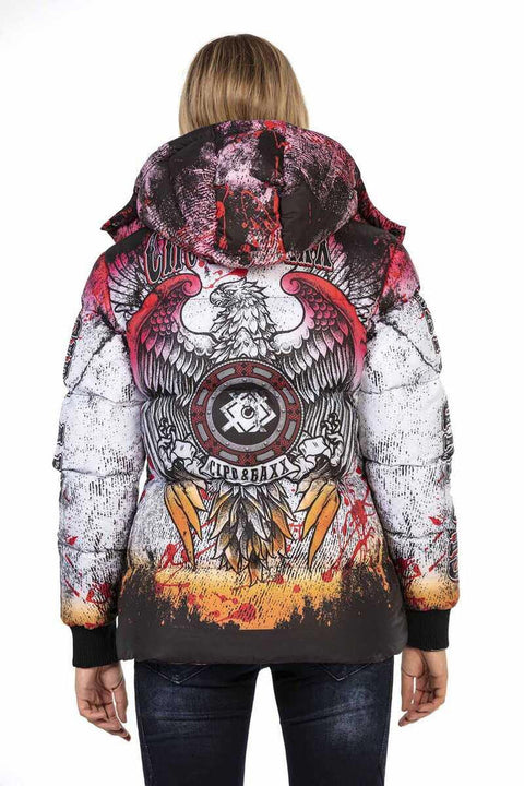 WM130 Printed Women's Puffer Coat