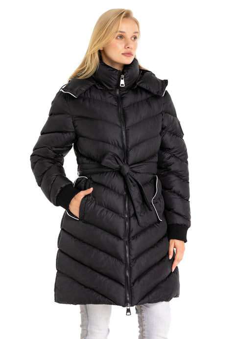 WM135 Women's Coat with Removable Hood