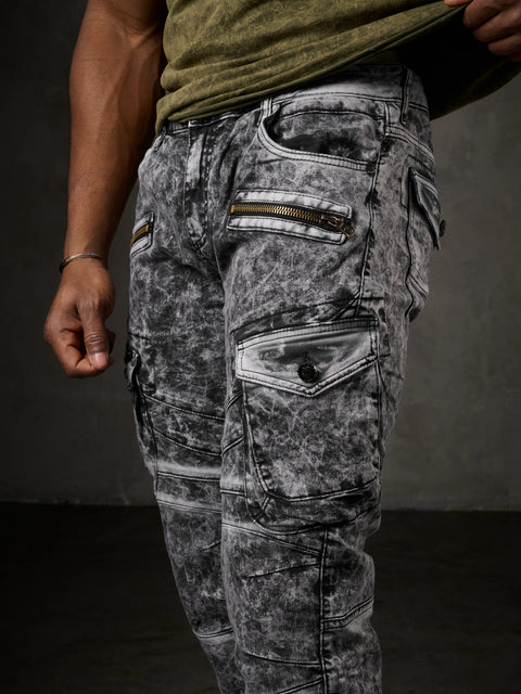 CD780 Biker Style Men's Cargo Pants
