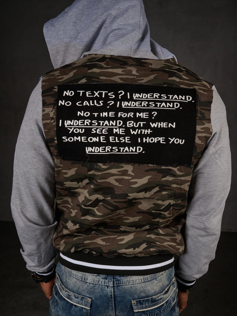 CJ215 Printed Camouflage Men's Sweatshirt