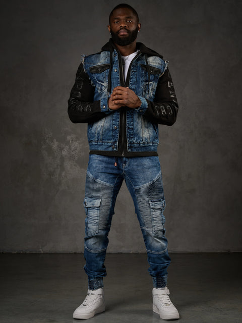 CJ154 Blue Men's Jacket