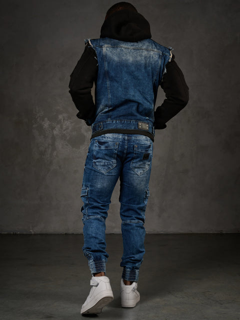 CJ154 Blue Men's Jacket