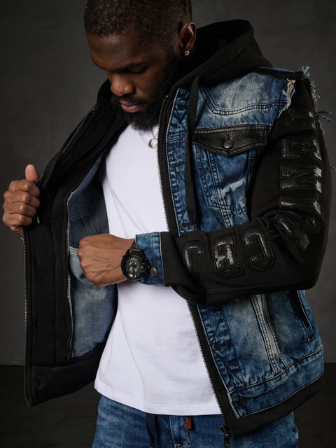 CJ154 Blue Men's Jacket