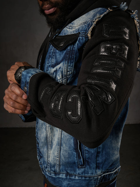 CJ154 Blue Men's Jacket